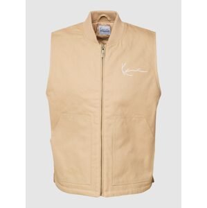 Karl Kani Chest Signature Vest Sand - Férfi - Mellény Karl Kani - Barna - 6072237 - Méret: S