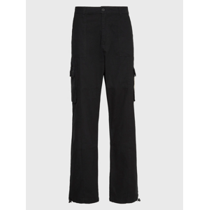 Karl Kani Rubber Signature Cargo Pants Black - Férfi - Nadrág Karl Kani - Fekete - 6002507 - Méret: 2XL