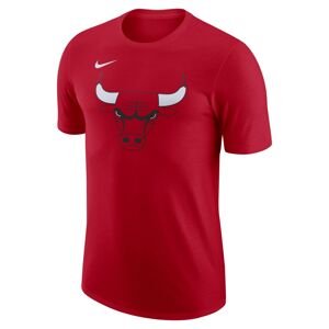 Nike NBA Chicago Bulls Essential Logo Tee - Férfi - Rövid ujjú póló Nike - Piros - FJ0231-657 - Méret: L