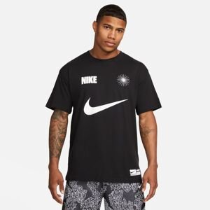 Nike Max90 Naos Basketball Tee Black - Férfi - Rövid ujjú póló Nike - Fekete - FJ2306-010 - Méret: M