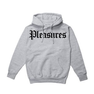 Pleasures Pub Heather Grey - Férfi - Hoodie Pleasures - Szürke - P23SU058-GREY - Méret: M