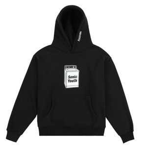 Pleasures Washing Machine Black - Férfi - Hoodie Pleasures - Fekete - P23SY003-BLACK - Méret: M