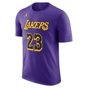 Jordan NBA LeBron James Los Angeles Lakers Statement Edition Tee Field Purple - Férfi - Rövid ujjú póló Jordan - Lila - DV5778-511 - Méret: M