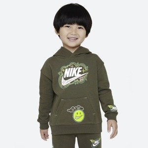 Nike NSW Art Of Play Pullover Hoodie Cargo Khaki - Gyerek - Hoodie Nike - Zöld - 86L102-F84 - Méret: 6