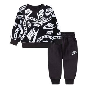 Nike Boys NSW Club AOP Set  BLACK - Gyerek - set Nike - Fekete - 66L168-023 - Méret: 24M