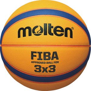 Molten FIBA Libertria 3x3 Size 6 - Unisex - Labda Molten - Sárga - B33T5000 - Méret: 6