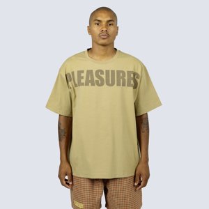 Pleasures Expand Heavyweight Shirt Brown - Férfi - Rövid ujjú póló Pleasures - Barna - P23F032-BROWN - Méret: L