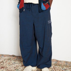 Pleasures Vvisitors Wide Fit Cargo Pants Navy - Férfi - Nadrág Pleasures - Kék - P23F012-NAVY - Méret: 30