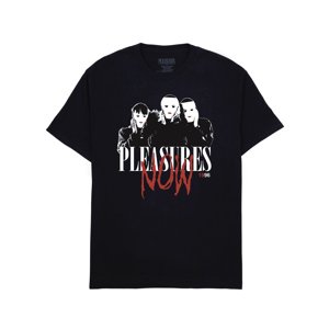 Pleasures Masks T-Shirt Black - Férfi - Rövid ujjú póló Pleasures - Fekete - P23F052-BLACK - Méret: L