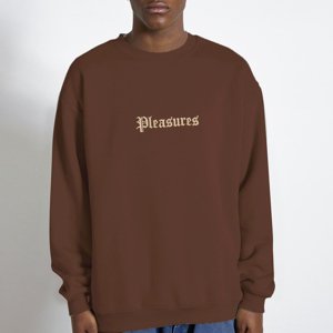 Pleasures Recipe Crewneck Brown - Férfi - Crewneck Pleasures - Barna - P23F021-BROWN - Méret: S