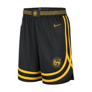 Nike NBA Dri-FIT Golden State Warriors 2023 Swingman Shorts Black - Férfi - Rövidnadrág Nike - Fekete - DX8702-010 - Méret: XL
