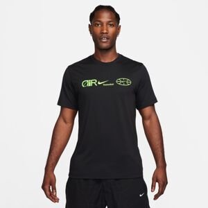 Nike Dri-FIT Verbiage Tee Black - Férfi - Rövid ujjú póló Nike - Fekete - FN0823-010 - Méret: S-T