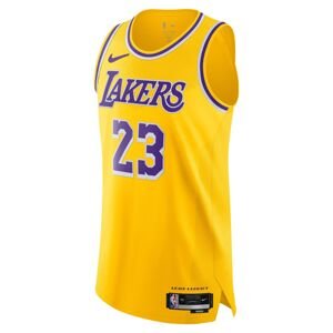 Nike Dri-FIT ADV NBA Los Angeles Lakers Icon Edition 2022/23 Authentic Jersey - Férfi - Jersey Nike - Sárga - DM6028-731 - Méret: 44
