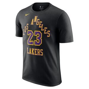 Nike NBA Los Angeles Lakers LeBron James City Edition Tee - Férfi - Rövid ujjú póló Nike - Fekete - FN1218-018 - Méret: XL