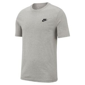 Nike Sportswear Club Tee Heather Grey - Férfi - Rövid ujjú póló Nike - Szürke - AR4997-064 - Méret: S