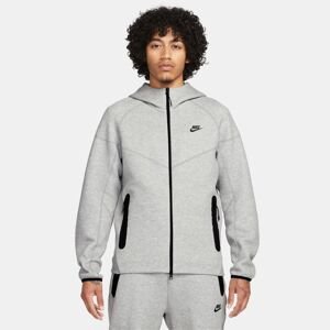 Nike Sportswear Tech Fleece Windrunner Hoodie Heather Grey - Férfi - Hoodie Nike - Szürke - FB7921-063 - Méret: M/T