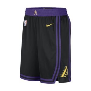 Nike Dri-FIT NBA Los Angeles Lakers City Edition 2023/24 Swingman Shorts - Férfi - Rövidnadrág Nike - Fekete - DX8706-010 - Méret: XL