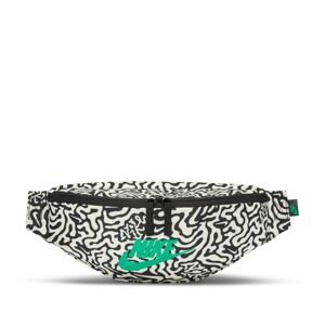 Nike Heritage Waistpack Black/Coconut Milk - Unisex - Hip táska Nike - Fehér - FN0891-010 - Méret: UNI