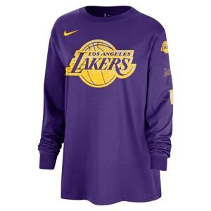 Nike NBA Los Angeles Lakers Essential Wmns Tee - Nők - Rövid ujjú póló Nike - Lila - FQ6665-504 - Méret: M