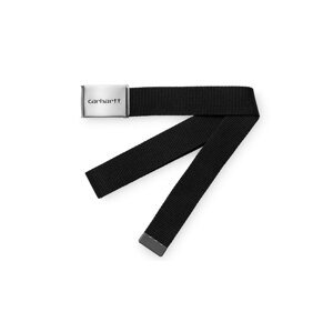 Carhartt WIP Clip Belt Chrome - Black - Unisex - Nadrág Carhartt WIP - Fekete - I019176_89_XX - Méret: UNI