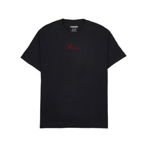 Pleasures Stack Tee Black - Férfi - Rövid ujjú póló Pleasures - Fekete - P24SP050-BLACK - Méret: M