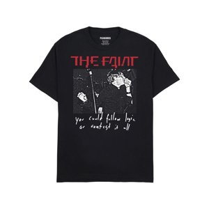 Pleasures Logic Tee Black - Férfi - Rövid ujjú póló Pleasures - Fekete - P24SP058-BLACK - Méret: L