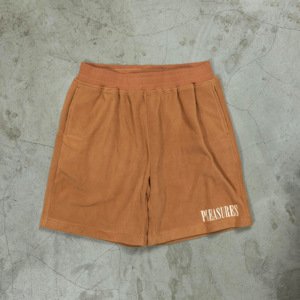 Pleasures Equator Shorts Camel - Férfi - Rövidnadrág Pleasures - Barna - P24SP006-CAMEL - Méret: L