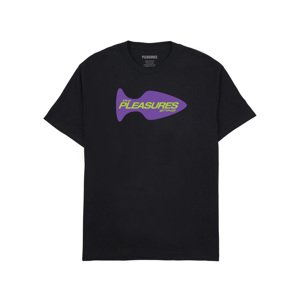 Pleasures Group Tee Black - Férfi - Rövid ujjú póló Pleasures - Fekete - P24SU048-BLACK - Méret: L