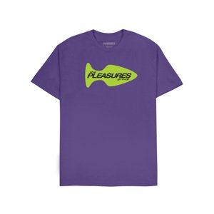 Pleasures Group Tee Purple - Férfi - Rövid ujjú póló Pleasures - Lila - P24SU048-PURPLE - Méret: XL