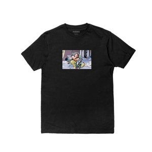 Pleasures Sir Smoke Tee Black - Férfi - Rövid ujjú póló Pleasures - Fekete - P24SU058-BLACK - Méret: 2XL