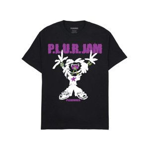 Pleasures P.L.U.R. Jam Tee Black - Férfi - Rövid ujjú póló Pleasures - Fekete - P24SU053-BLACK - Méret: XL