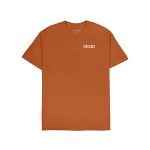 Pleasures Vertical Tee Texas Orange - Férfi - Rövid ujjú póló Pleasures - Narancssárga - P24SU055-ORANGE - Méret: XL