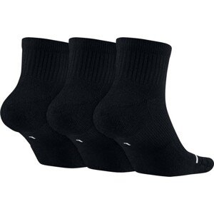 Jordan Jumpman QTR 3 Pair Socks - Férfi - Zokni Jordan - Fekete - SX5544-010 - Méret: S