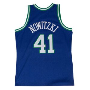 Mitchell & Ness Dirk Nowitzki 1998-99 Dallas Mavericks Swingman Jersey  - Férfi - Jersey Mitchell & Ness - Kék - MN-NBA-353J-308-FGYDKN-DALMAV - Méret