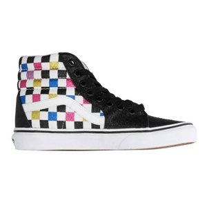 Vans Sk8-Hi "Glitter Checkerboard" - Férfi - Tornacipő Vans - Fehér - VN0A4BV6V3P - Méret: 36