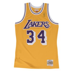 Mitchell & Ness LA Lakers Shaquille O´neil NBA Swingman Jersey - Férfi - Jersey Mitchell & Ness - Sárga - SMJYGS18177-LALLTGD96SON - Méret: M
