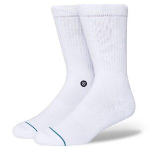 Stance Icon White Black Socks - Unisex - Zokni Stance - Fehér - M311D14ICO - Méret: L