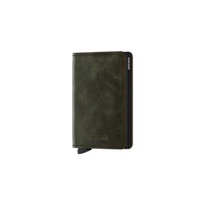 Secrid Slimwallet Vintage Olive Black - Unisex - Kiegészítők Secrid - Fekete - SV-Olive-Black - Méret: UNI