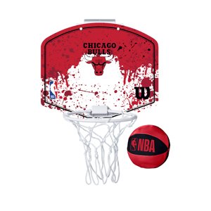 Wilson NBA Team Mini Hoop Chicago Bulls - Unisex - Kiegészítők Wilson - Piros - WTBA1302CHI - Méret: UNI