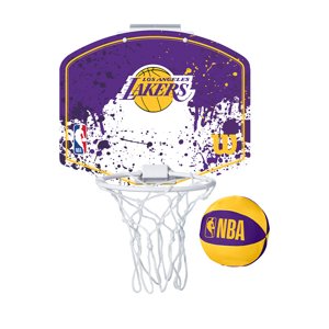 Wilson NBA Team Mini Hoop Los Angeles Lakers - Unisex - Kiegészítők Wilson - Lila - WTBA1302LAL - Méret: UNI