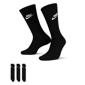 Nike Sportswear Everyday Essential Socks 3-Pack Black - Unisex - Zokni Nike - Fekete - DX5025-010 - Méret: L