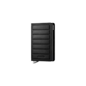 Secrid Premium Slimwallet Emboss Lines Black - Unisex - Kiegészítők Secrid - Fekete - SEl-Black - Méret: UNI