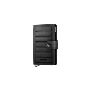 Secrid Premium Miniwallet Emboss Lines Black - Unisex - Kiegészítők Secrid - Fekete - MEl-Black - Méret: UNI