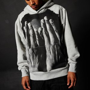 Pleasures Alistair Hoodie Grey - Férfi - Hoodie Pleasures - Szürke - P23W012-GREY - Méret: M