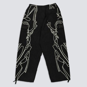 Pleasures EVA-1 Cargo Pants Black - Férfi - Nadrág Pleasures - Fekete - P24E002-BLACK - Méret: 32