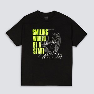 Pleasures Smiling Tee Black - Férfi - Rövid ujjú póló Pleasures - Fekete - P24E011-BLACK - Méret: 2XL
