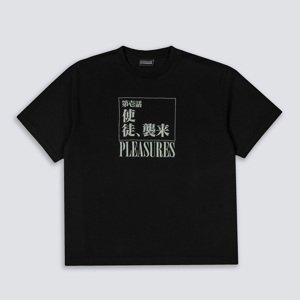 Pleasures Angel Attack Heavyweight Shirt - Férfi - Rövid ujjú póló Pleasures - Fekete - P24E006-BLACK - Méret: L