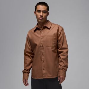 Jordan Essentials Statement Button-Down Shirt Archaeo Brown - Férfi - Ing Jordan - Barna - FV7446-223 - Méret: L