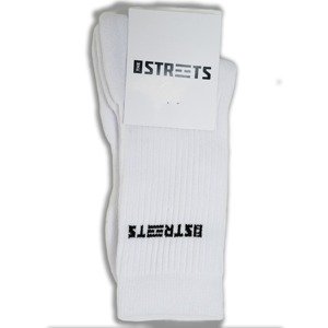 The Streets Logo Socks White - Unisex - Zokni The Streets - Fehér - STRTSLOGOSCKSW - Méret: 39-42