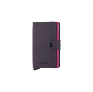 Secrid Miniwallet Matte Dark Purple-Fuchsia - Unisex - Kiegészítők Secrid - Lila - MM-Dark-Purple-Fuchsia - Méret: UNI
